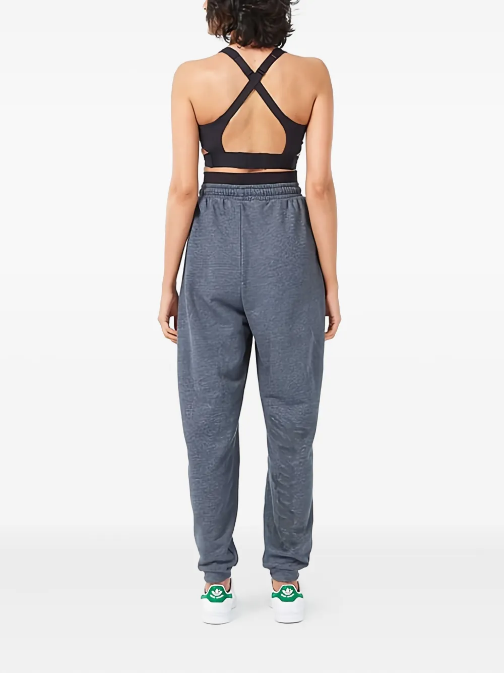Squatwolf Criss-cross Sports Bra In Black