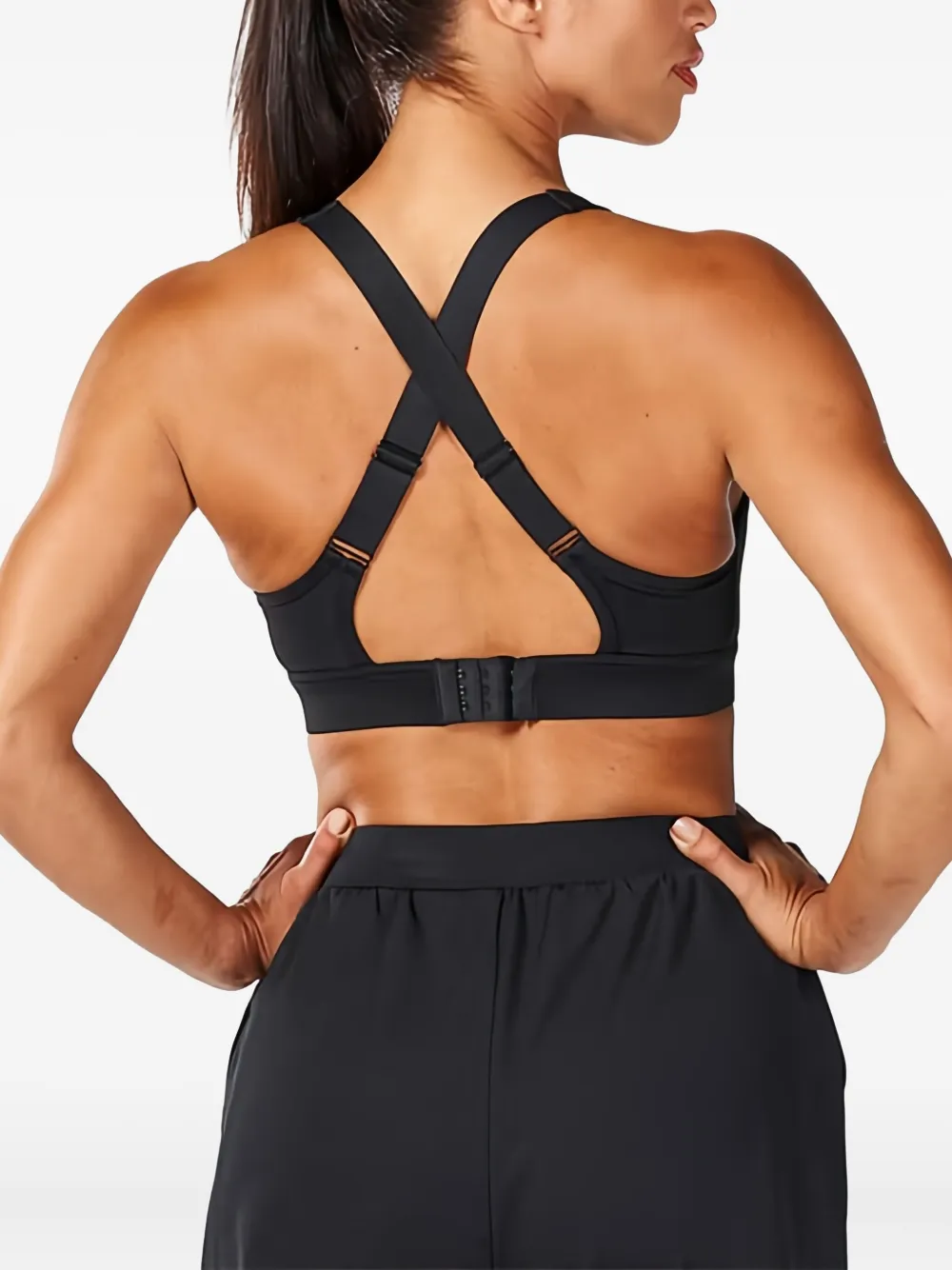 SQUATWOLF Sport-bh met gekruiste bandjes Zwart
