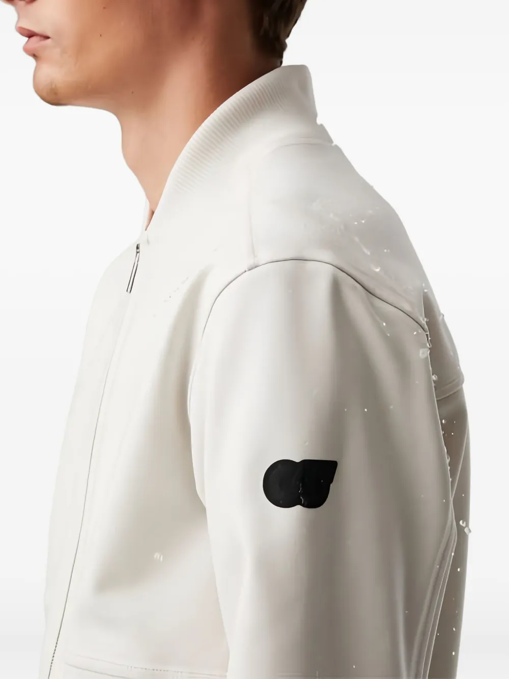 Alphatauri Zip Pocket Sweatshirt In White