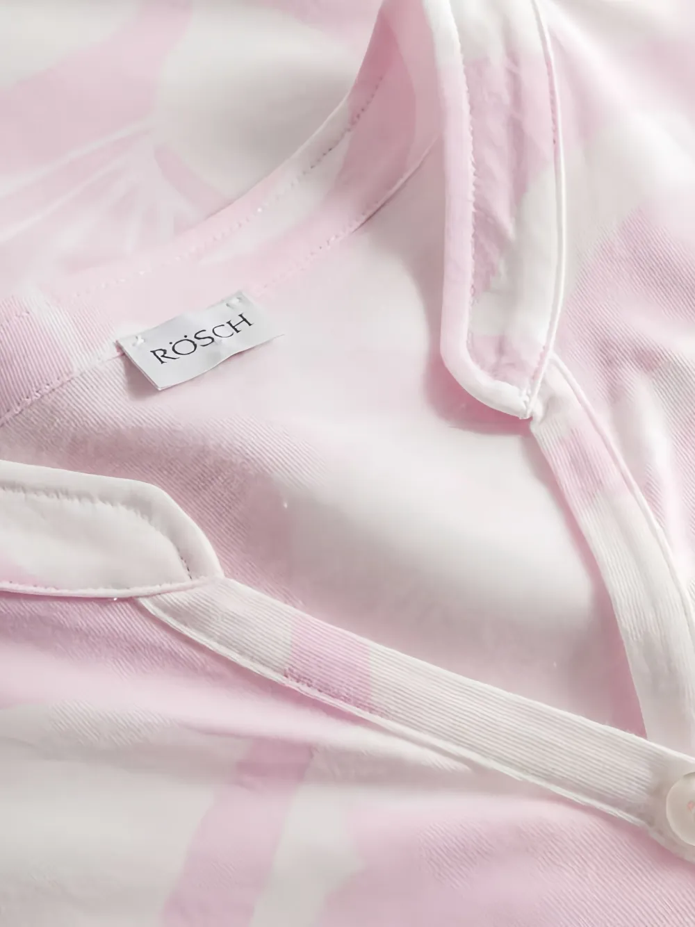 Rochas Nachthemd met V-hals en bloemenprint Roze