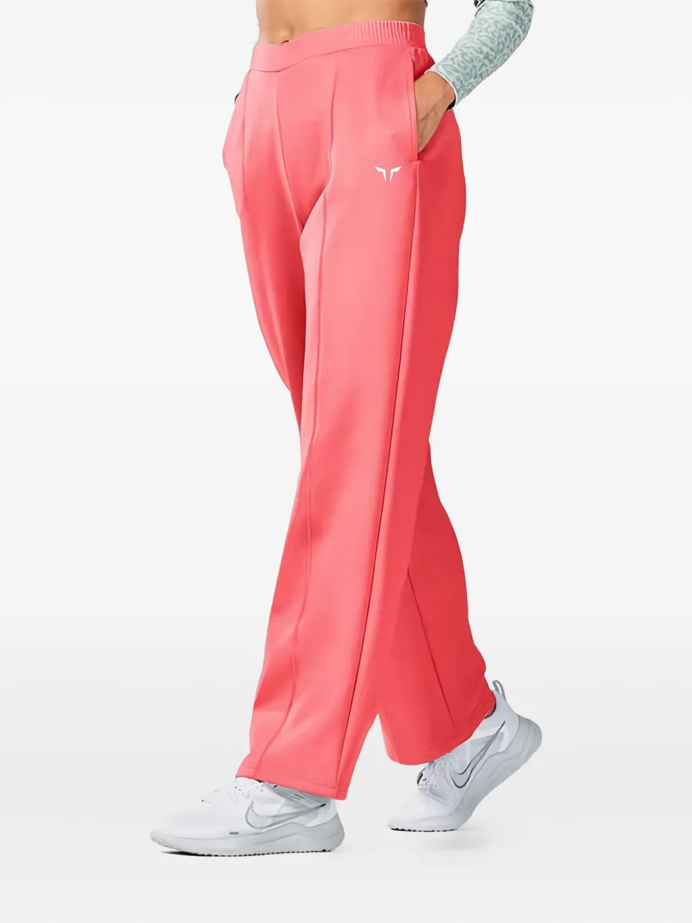 Squatwolf Crossover Straight Trousers In Pink