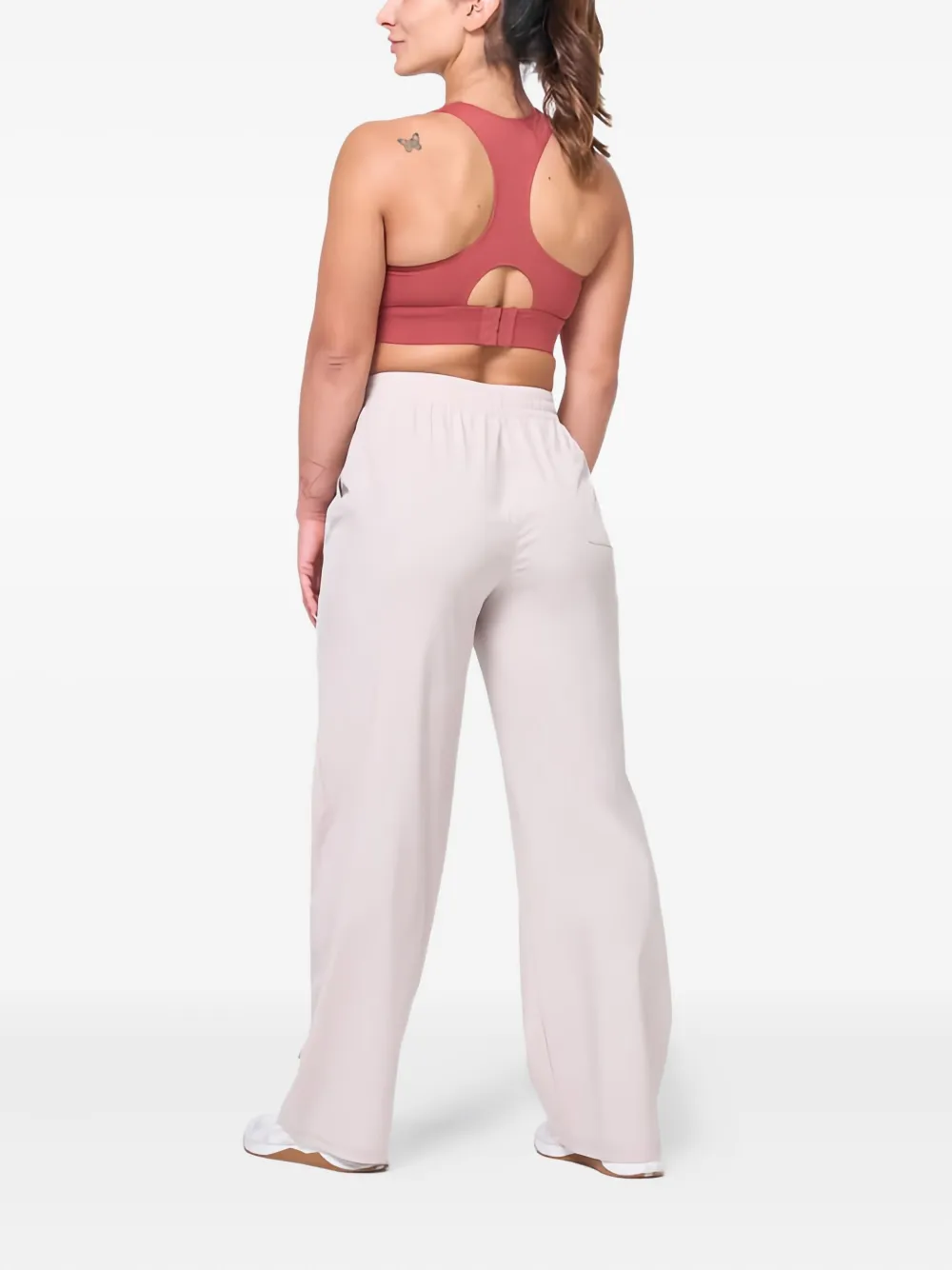 Squatwolf Essential Racerback Sports Bra In Orange