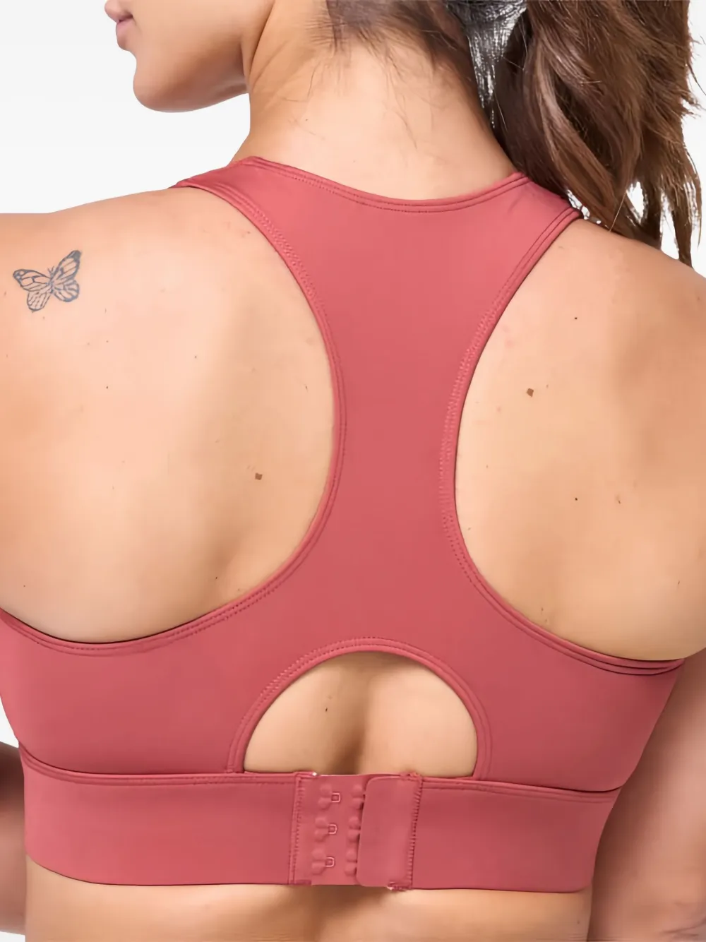 Squatwolf Essential Racerback Sports Bra In Orange