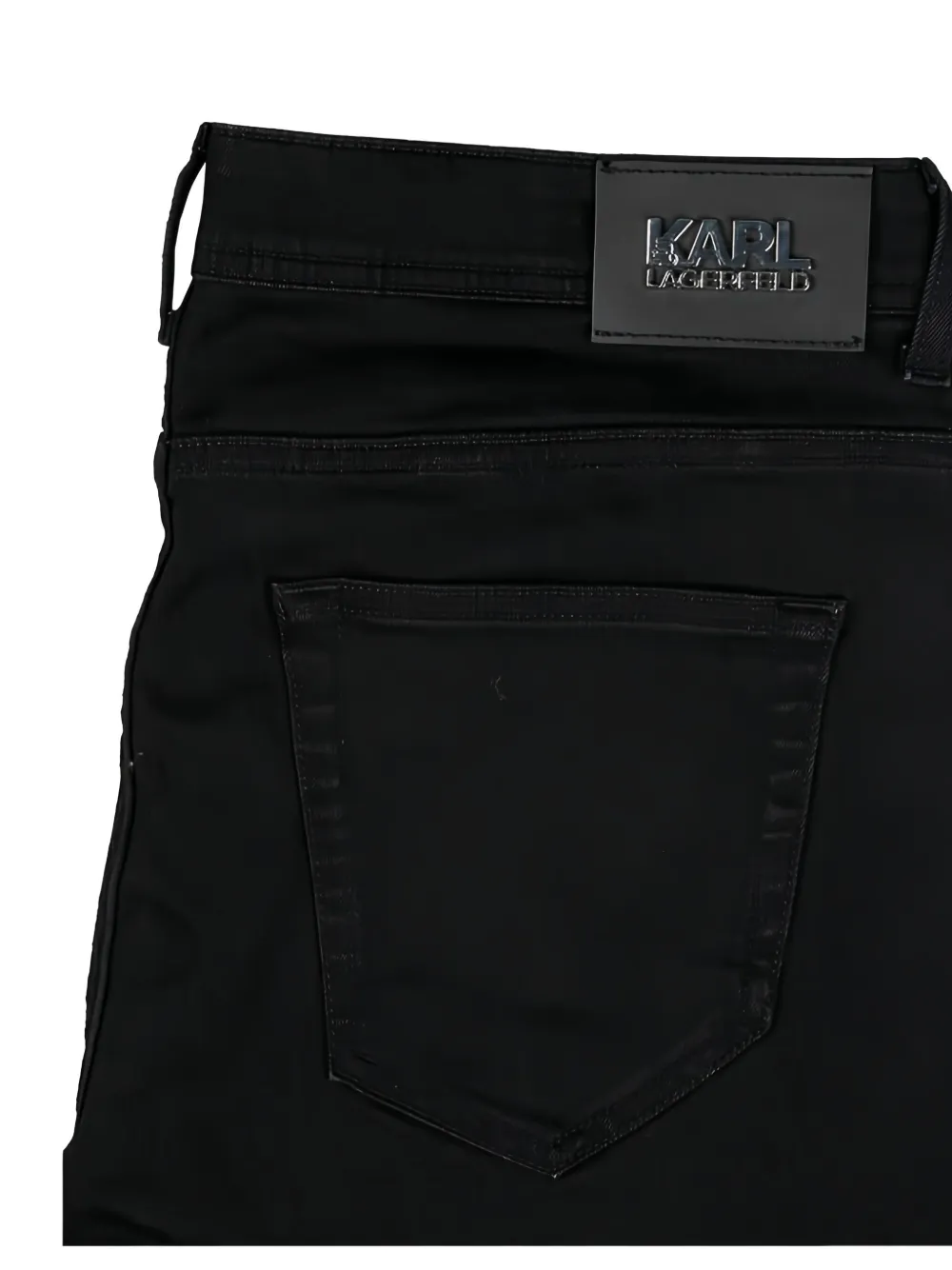 Karl Lagerfeld Broek met vijf zakken Zwart