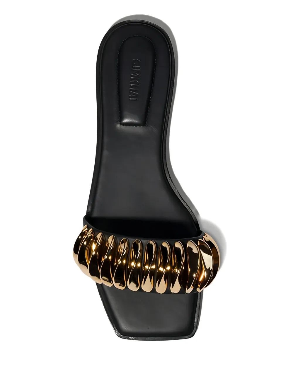 Simkhai Ripple platte sandalen Zwart