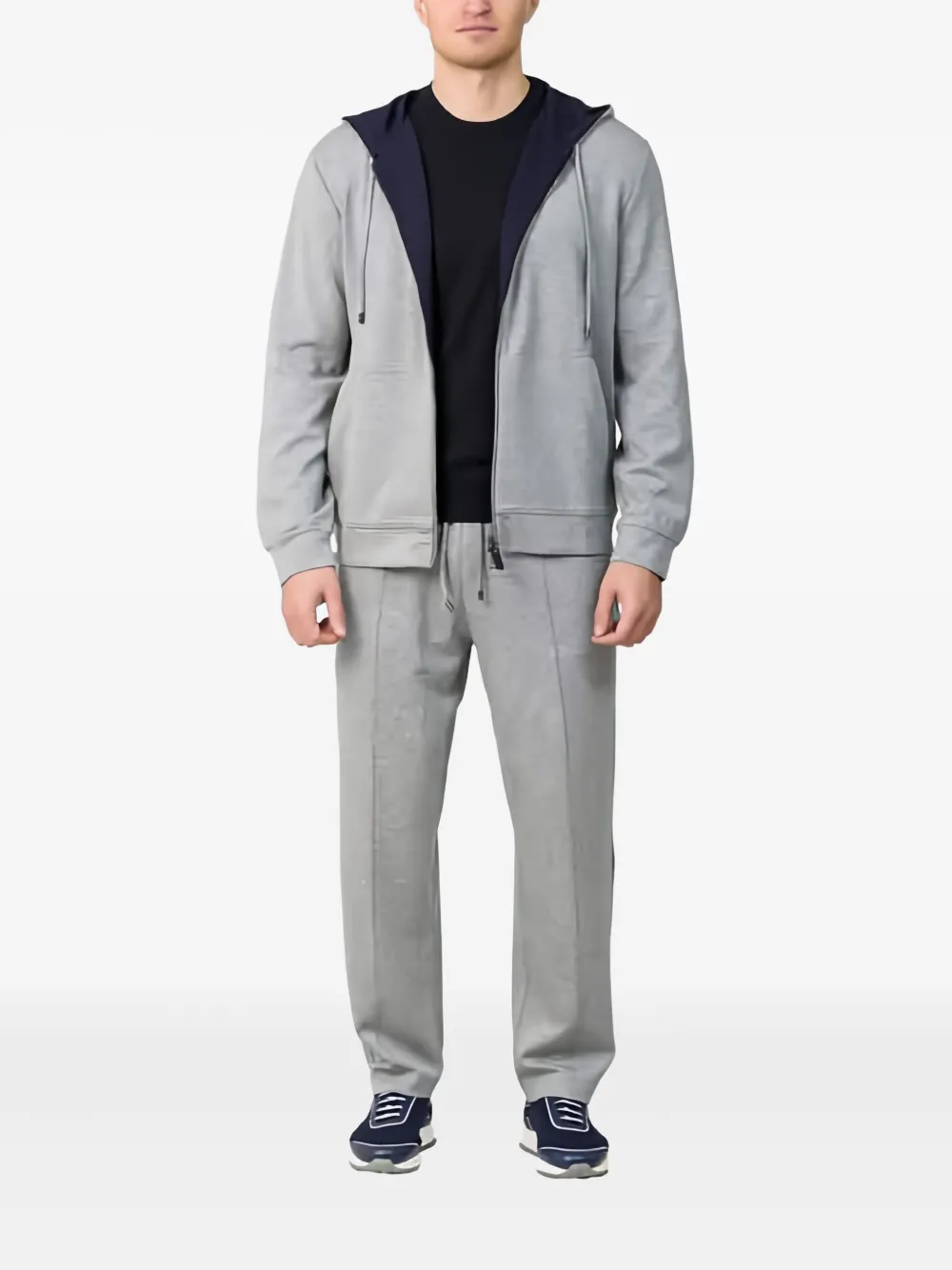 Canali drawstring track pants | Grey | Image 1