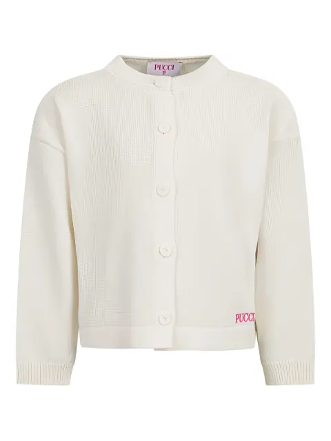 PUCCI Junior printed-detail cardigan