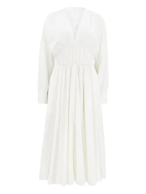 Alexis Viro V-neck gathered midi dress