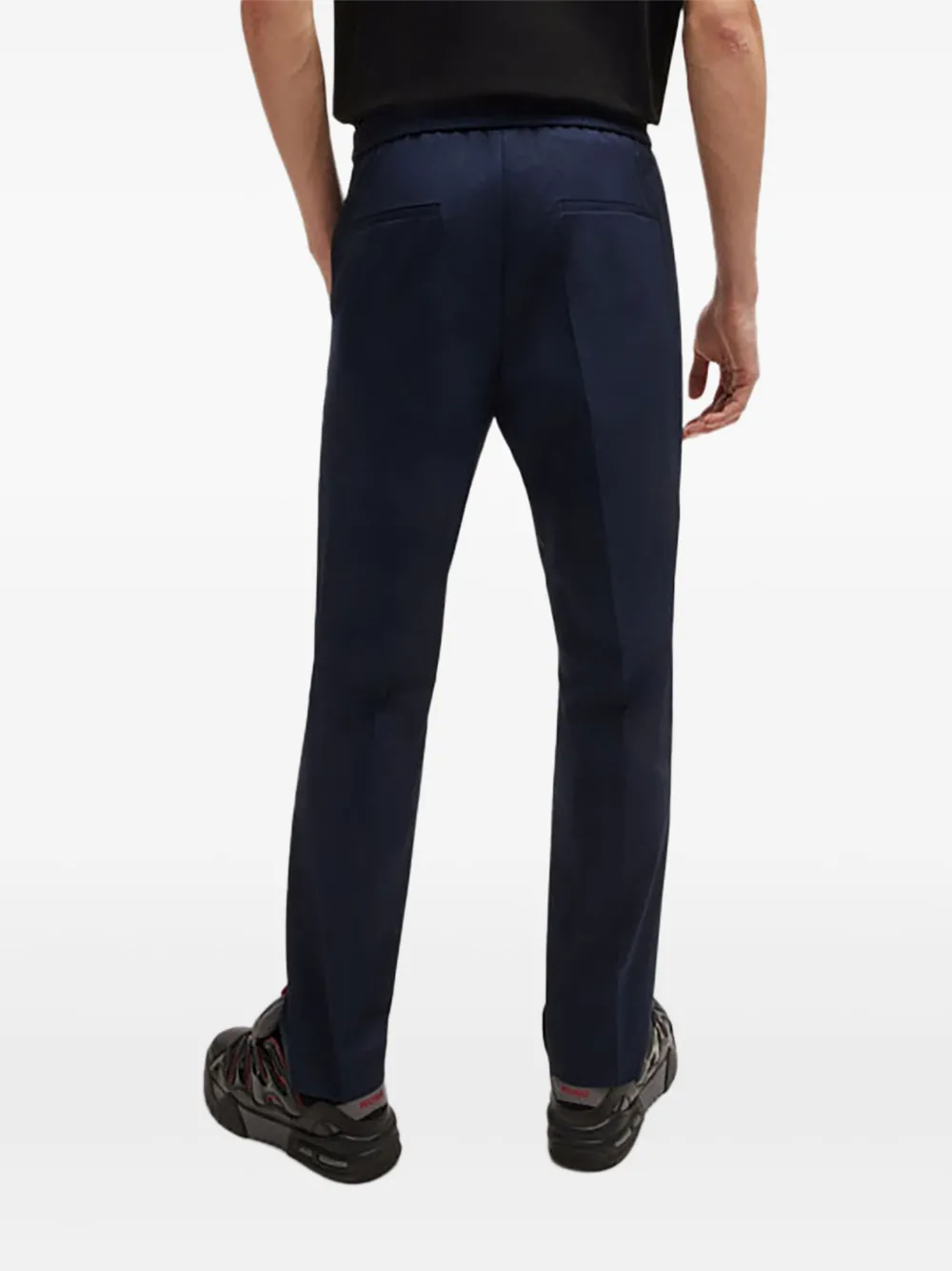 HUGO Broek met trekkoord Blauw