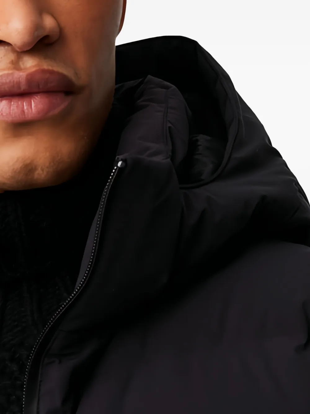 Alphatauri Ocoav Hooded Puffer Gilet In Black