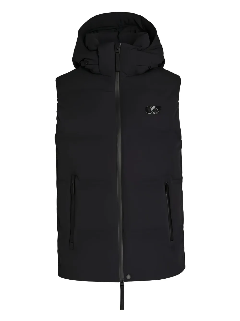 Alphatauri Ocoav hooded puffer gilet | Black | Image 1