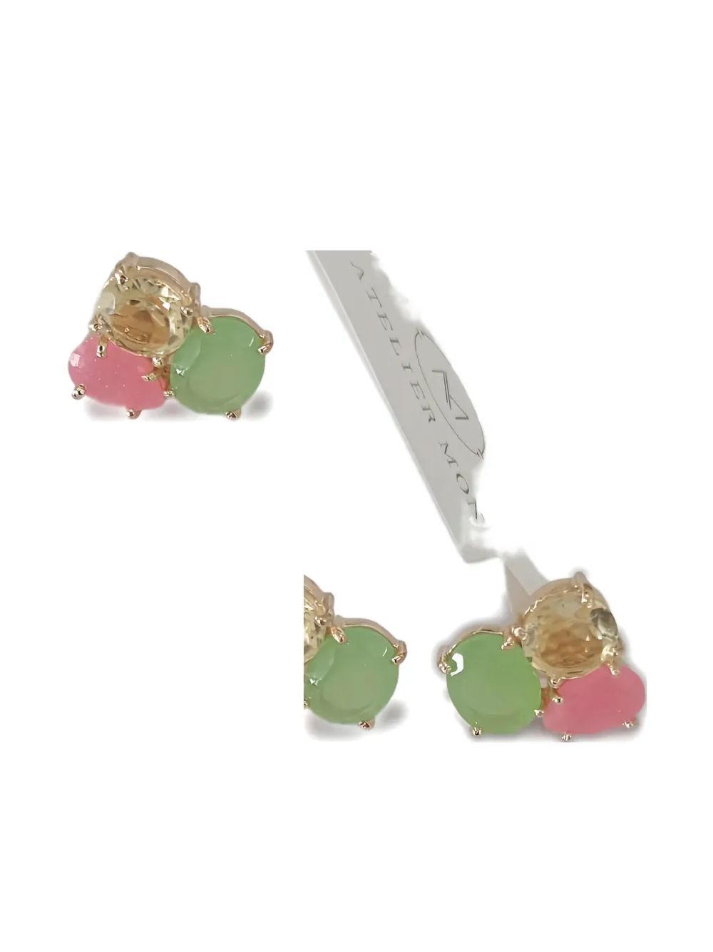 ATELIER MON Orecchini a bottone - Oro