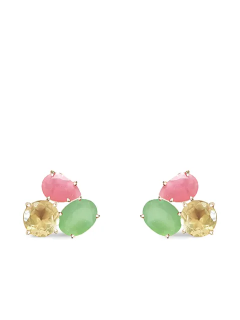 ATELIER MON stone stud earrings