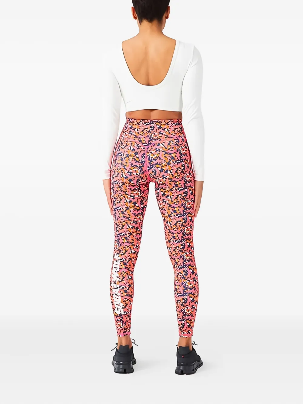 SQUATWOLF Legging met glitch Roze