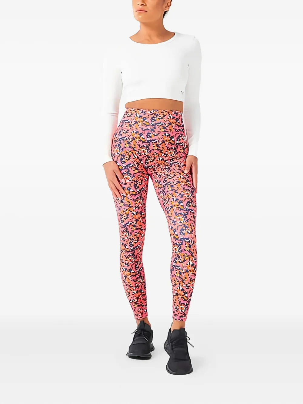 SQUATWOLF Legging met glitch Roze