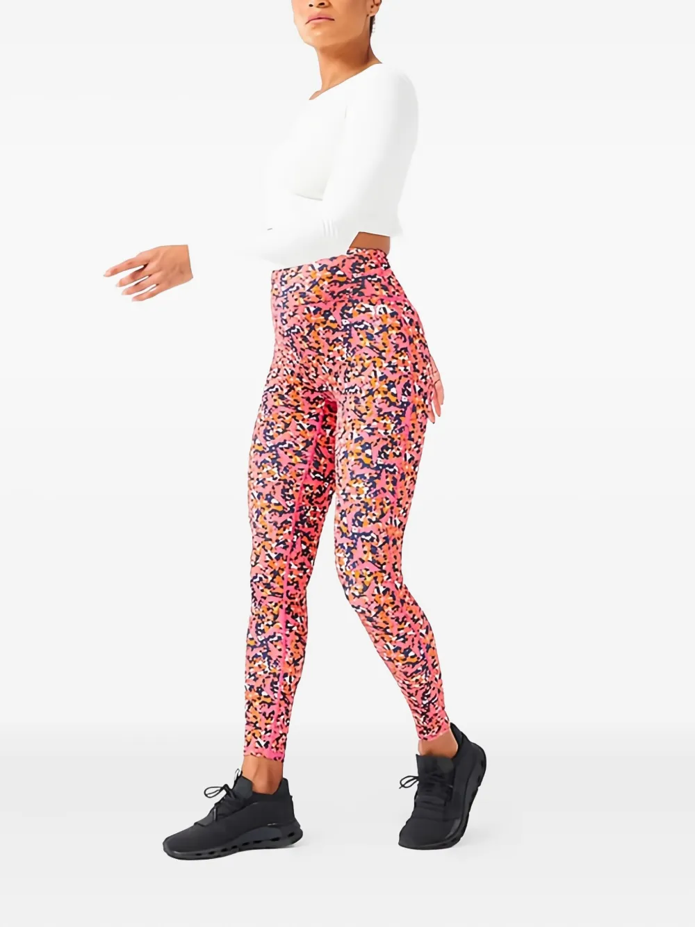 SQUATWOLF Legging met glitch Roze
