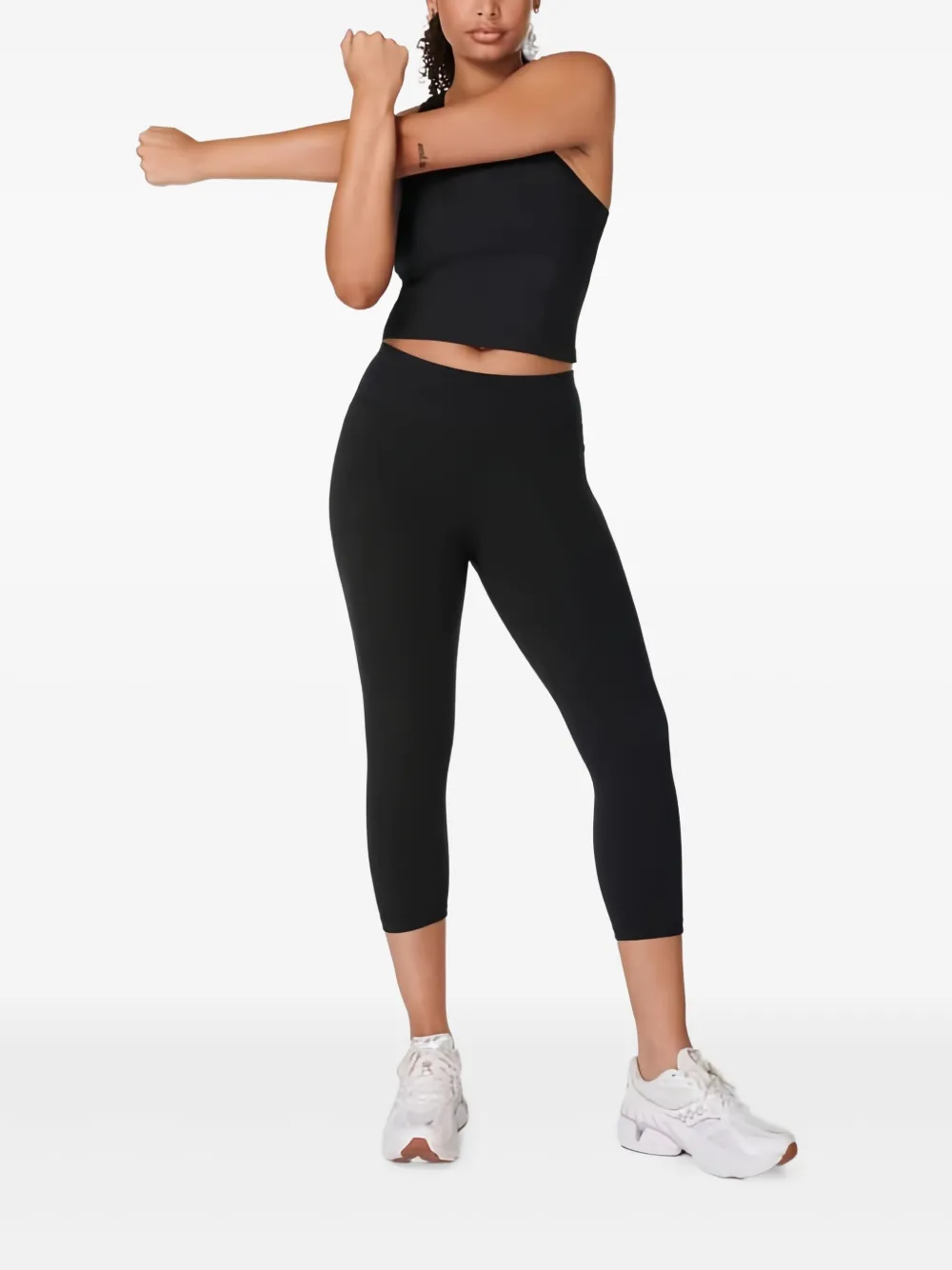 Sweaty Betty Cropped Gym Leggings In Black