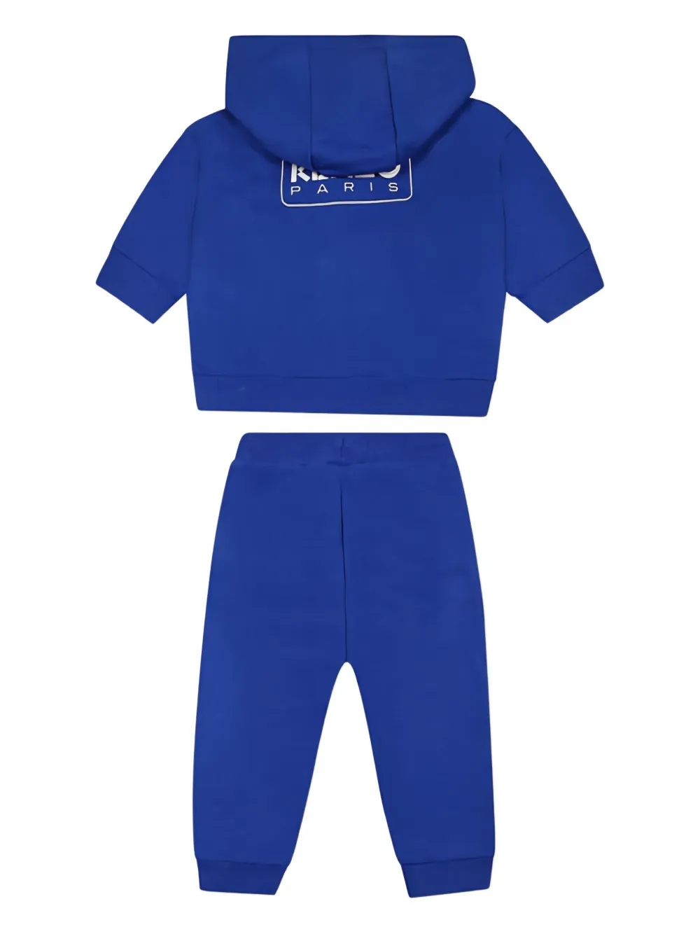 Kenzo Kids Trainingspak met capuchon en rits Blauw