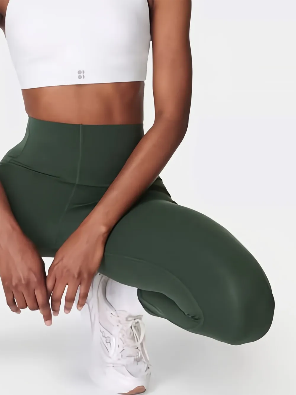 Sweaty Betty Sport-bh met vlakken Wit