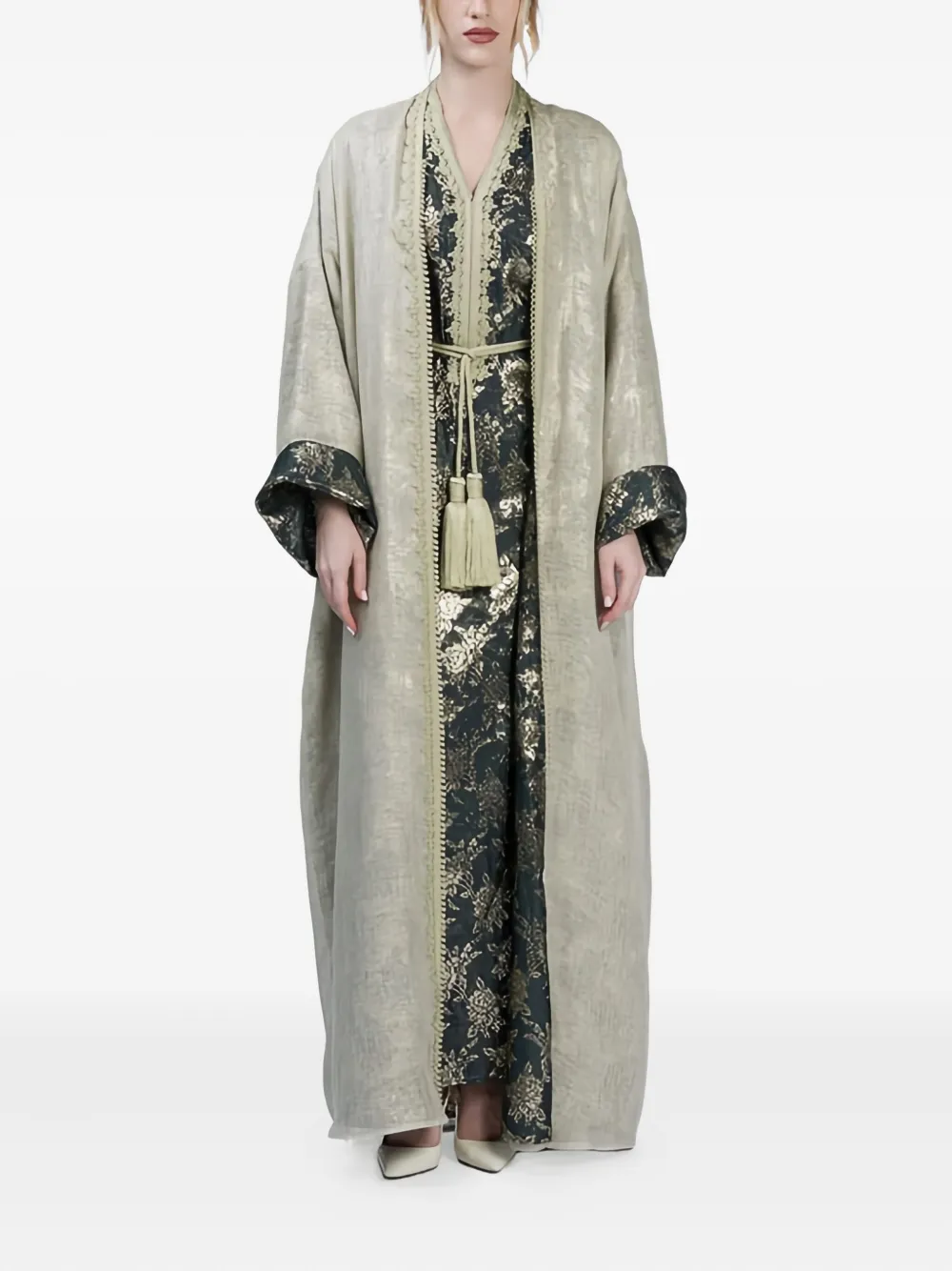 MOONLIGHT CONCEPT Jas en jurk met lange mouwen - Groen