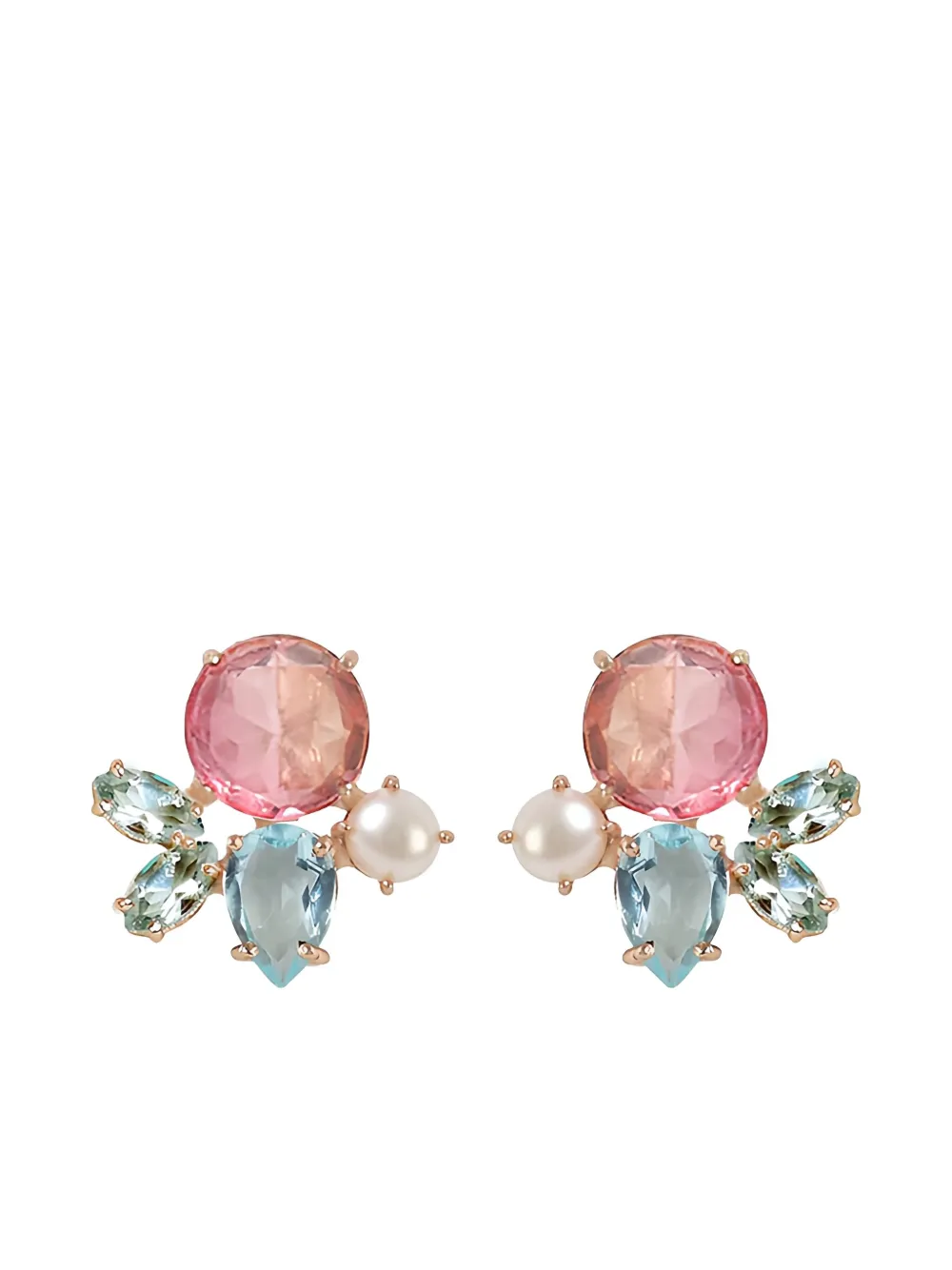 Atelier Mon Candy Cabana Earrings In Multi