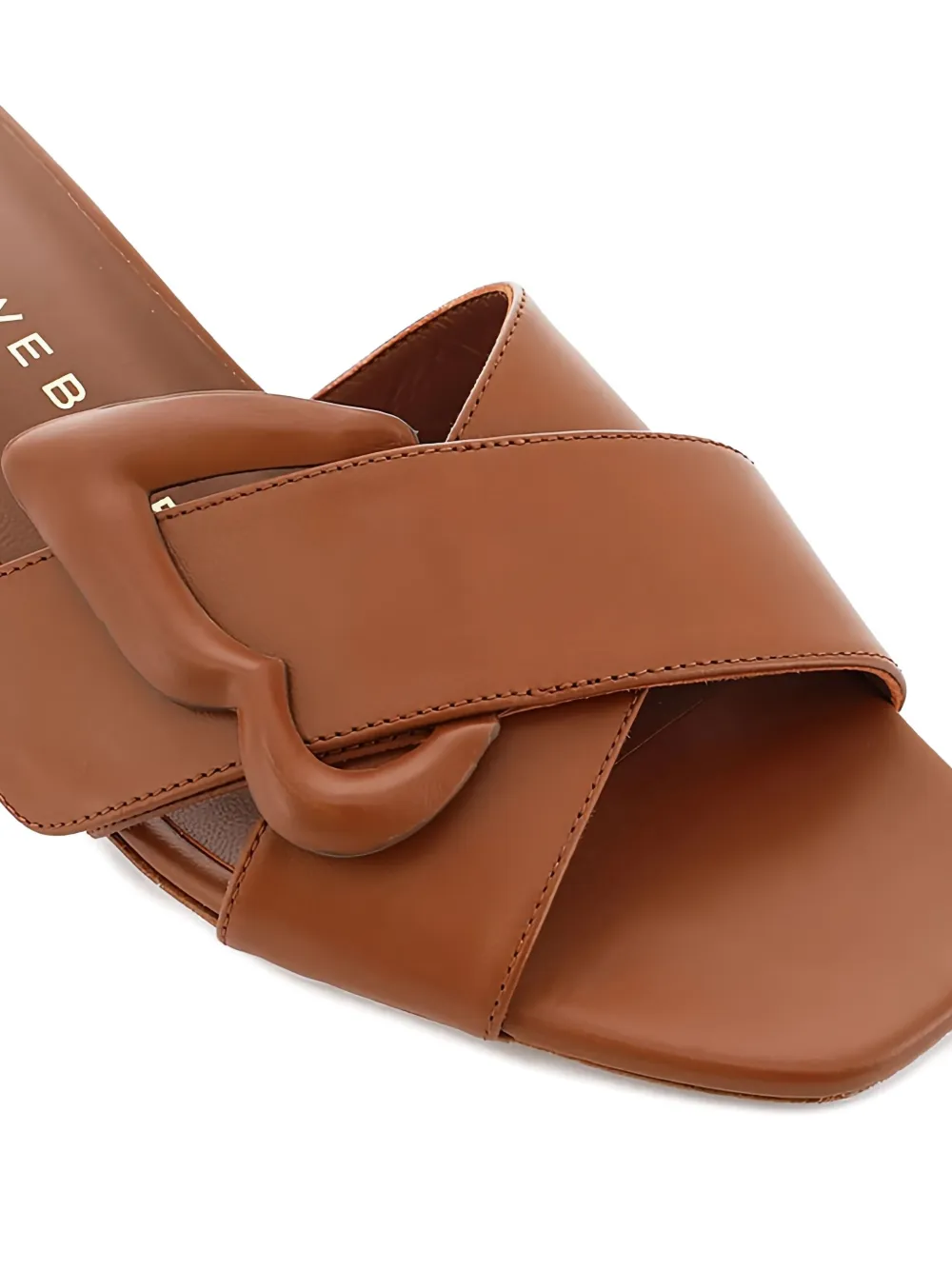 Sophia Webster 50 mm Blair sandalen met gesp en hak Bruin