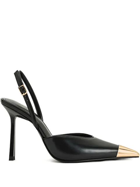 JW Pei 100mm Gold Tipped Slingback sandals