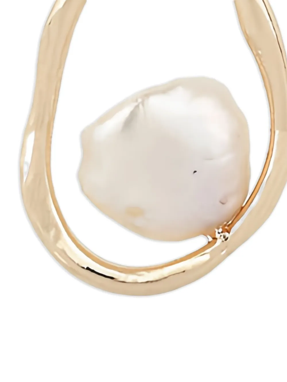 Atelier Mon Grecian Goddess Pearl Earrings In Gold