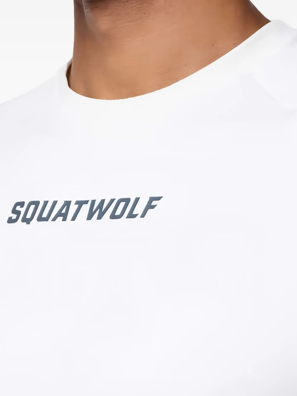 Squatwolf Logo-print T-shirt In White