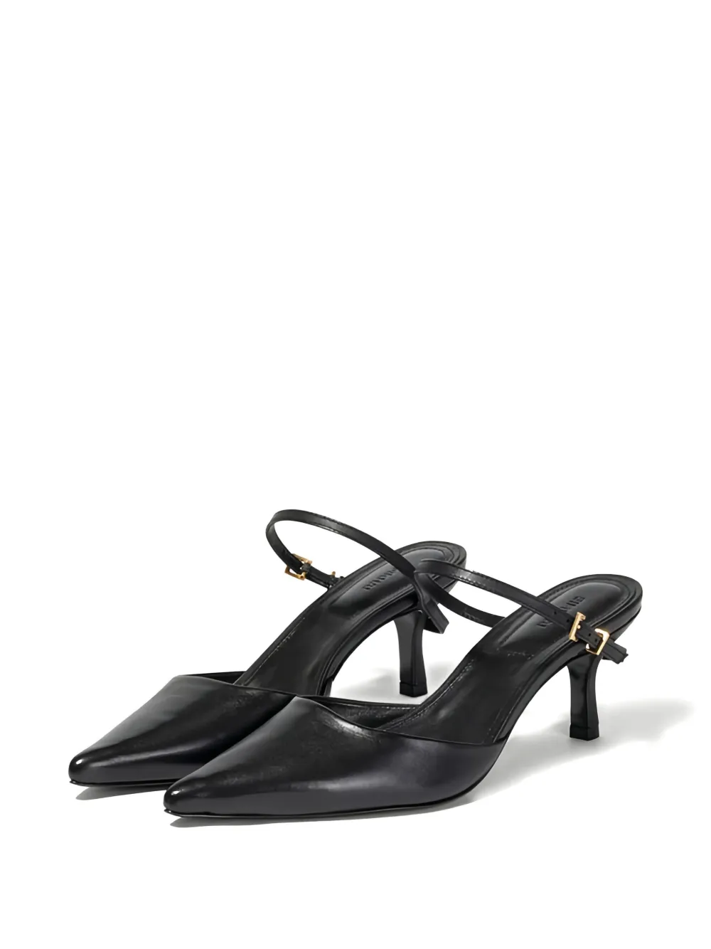 Simkhai 65mm Kieran Pointed Strap Pumps In Black