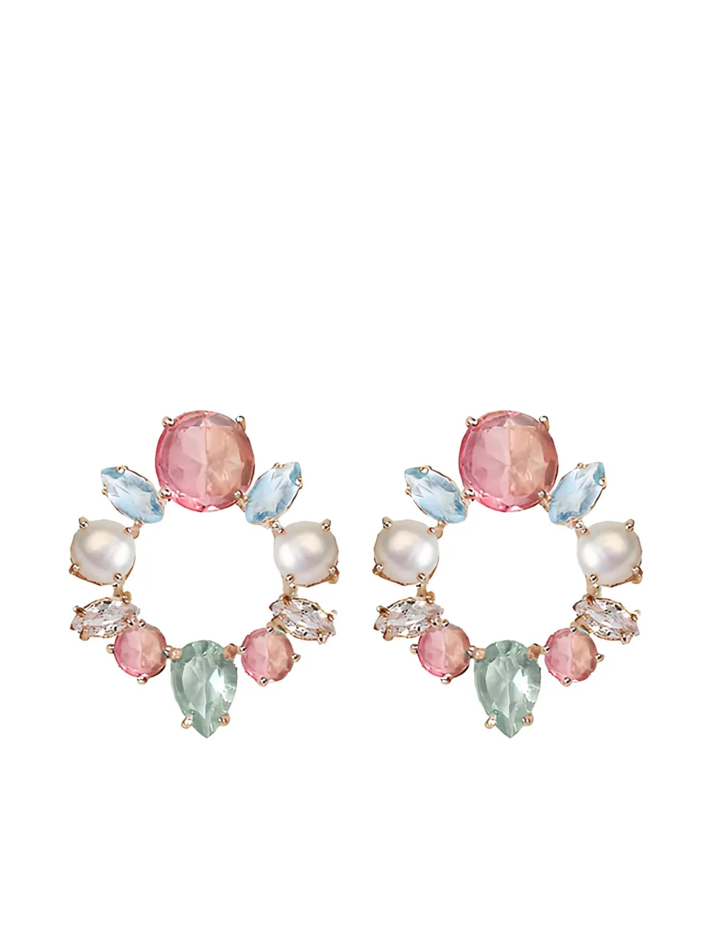 Atelier Mon Candy Cabana Earrings In Multi
