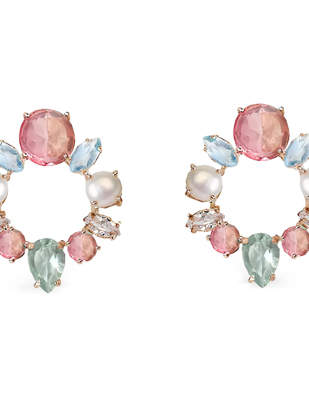 Atelier Mon Candy Cabana Earrings In Multi