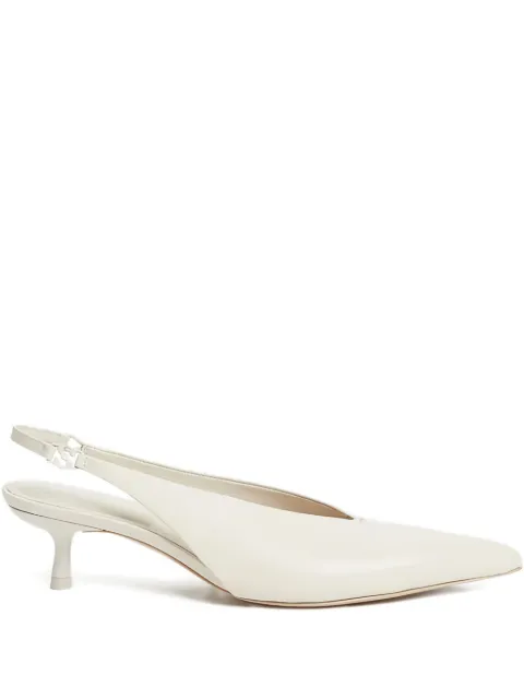 Simkhai 45mm Slingback kitten heel pumps