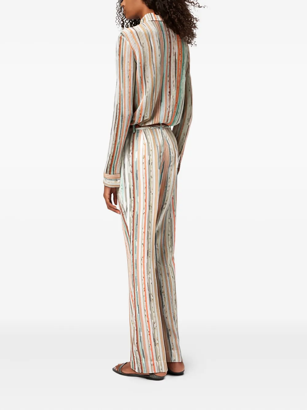 Missoni Gestreepte top Beige