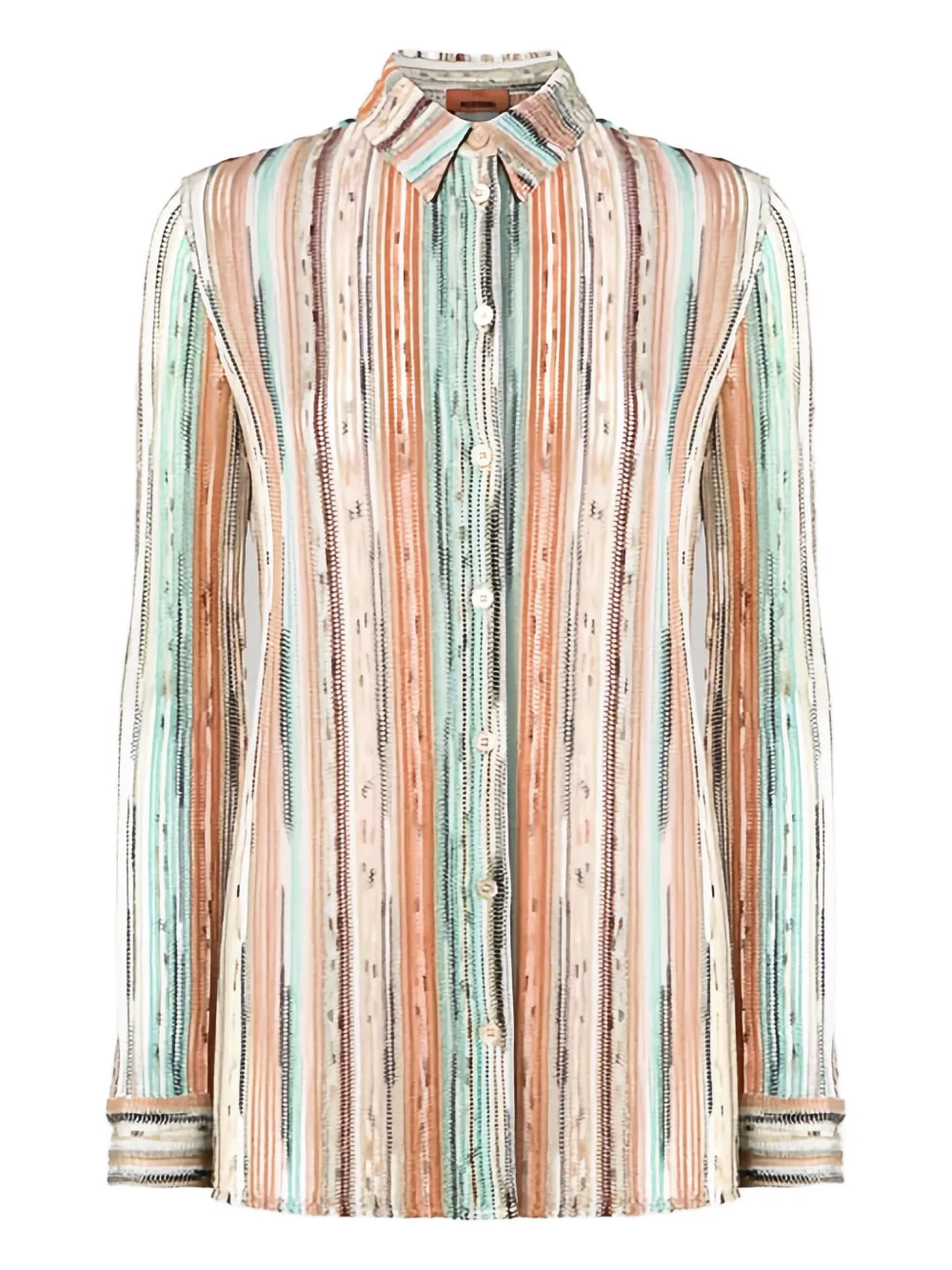 Missoni ストライプ ロングスリーブトップ - ニュートラル