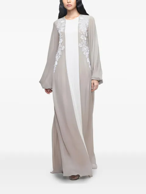 Rohit Gandhi + Rahul Khanna Floral appliqué dress