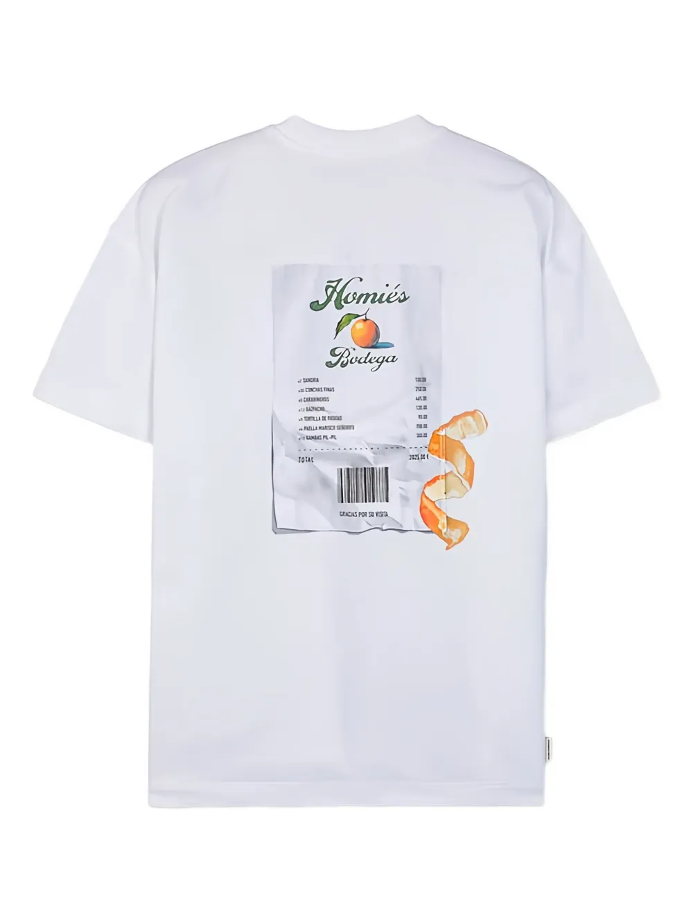 HOMIES MARBELLA T-shirt met logoprint Wit