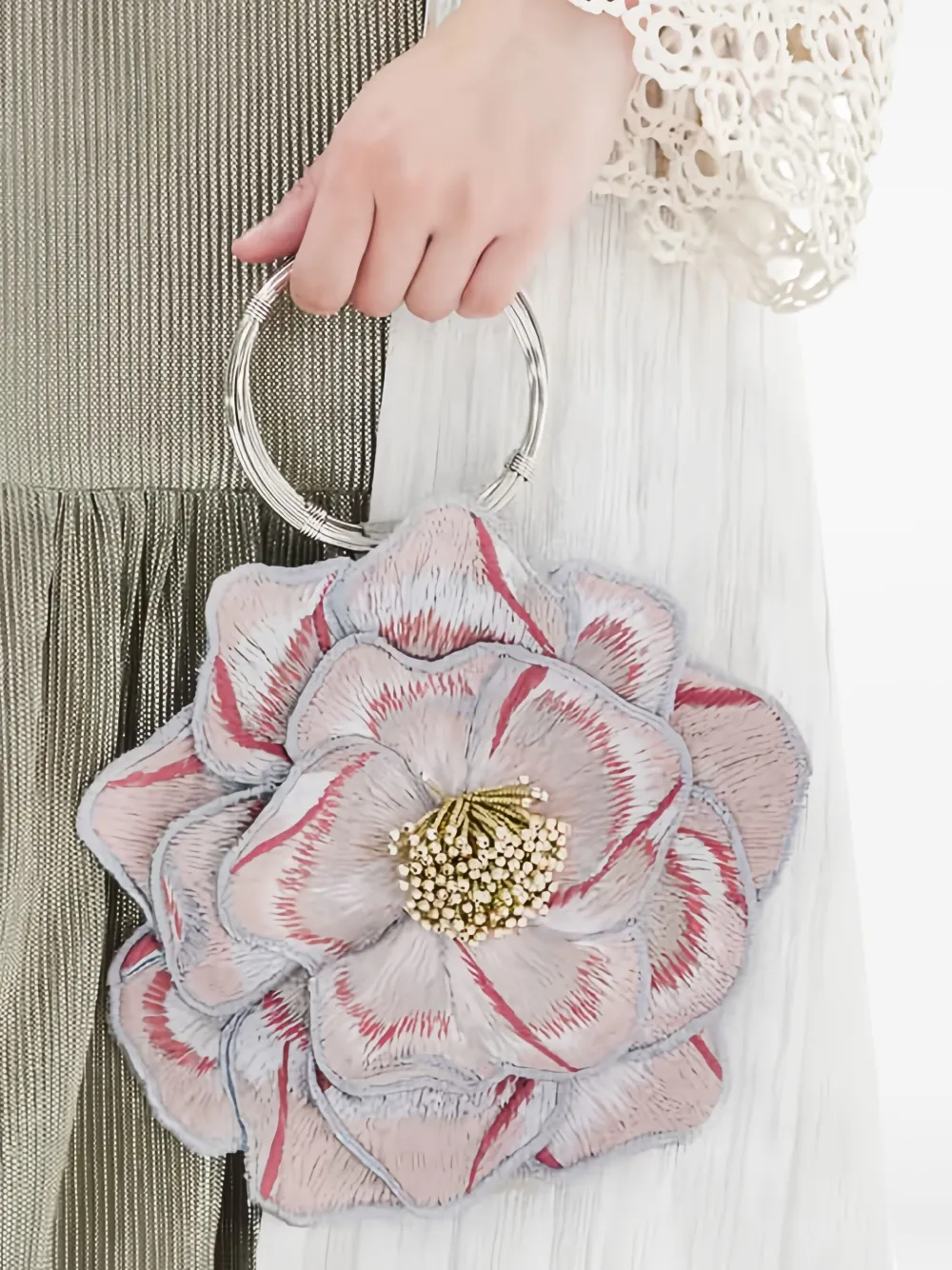 Sarah's Bag Grand Magnolia shopper - Roze