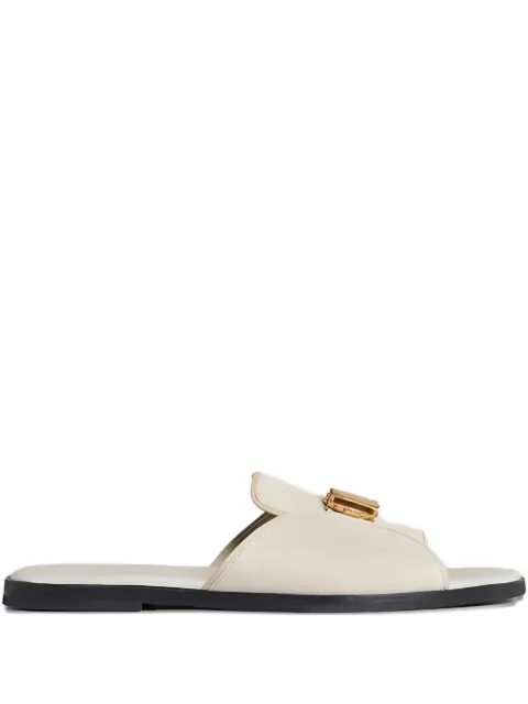 Agnona sandalias de gamuza con hebilla