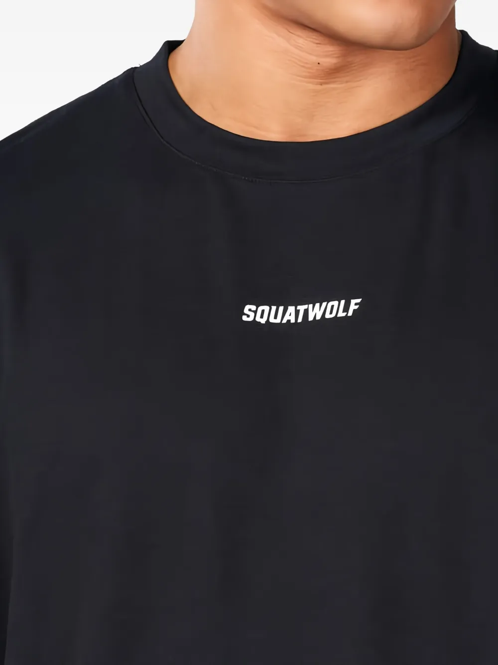 Squatwolf Pump Cover Logo Performance T-shirt In Black