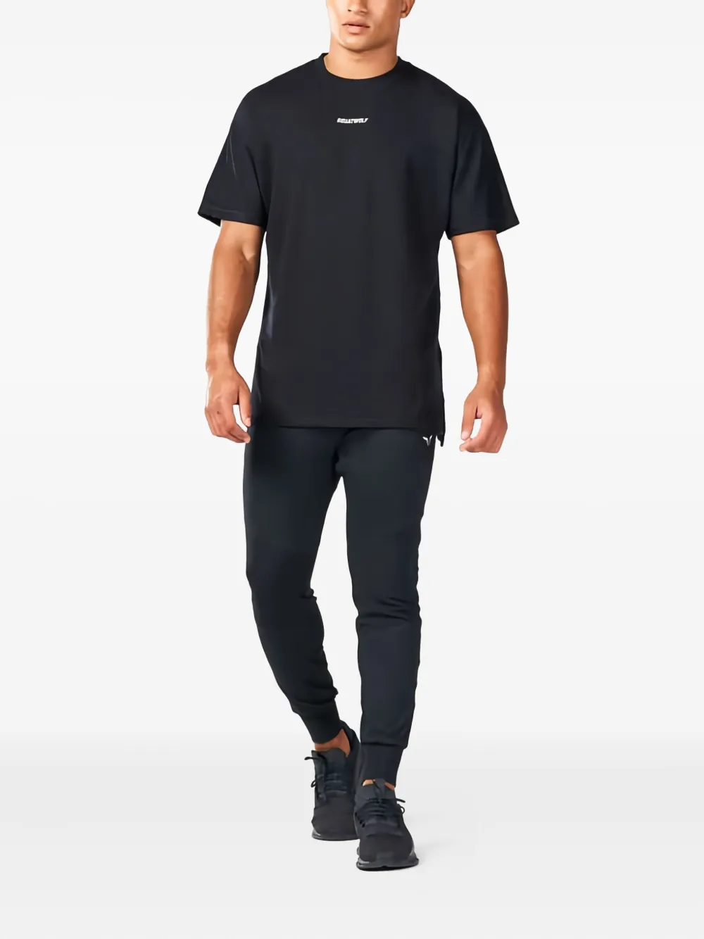 Squatwolf Pump Cover Logo Performance T-shirt In Black