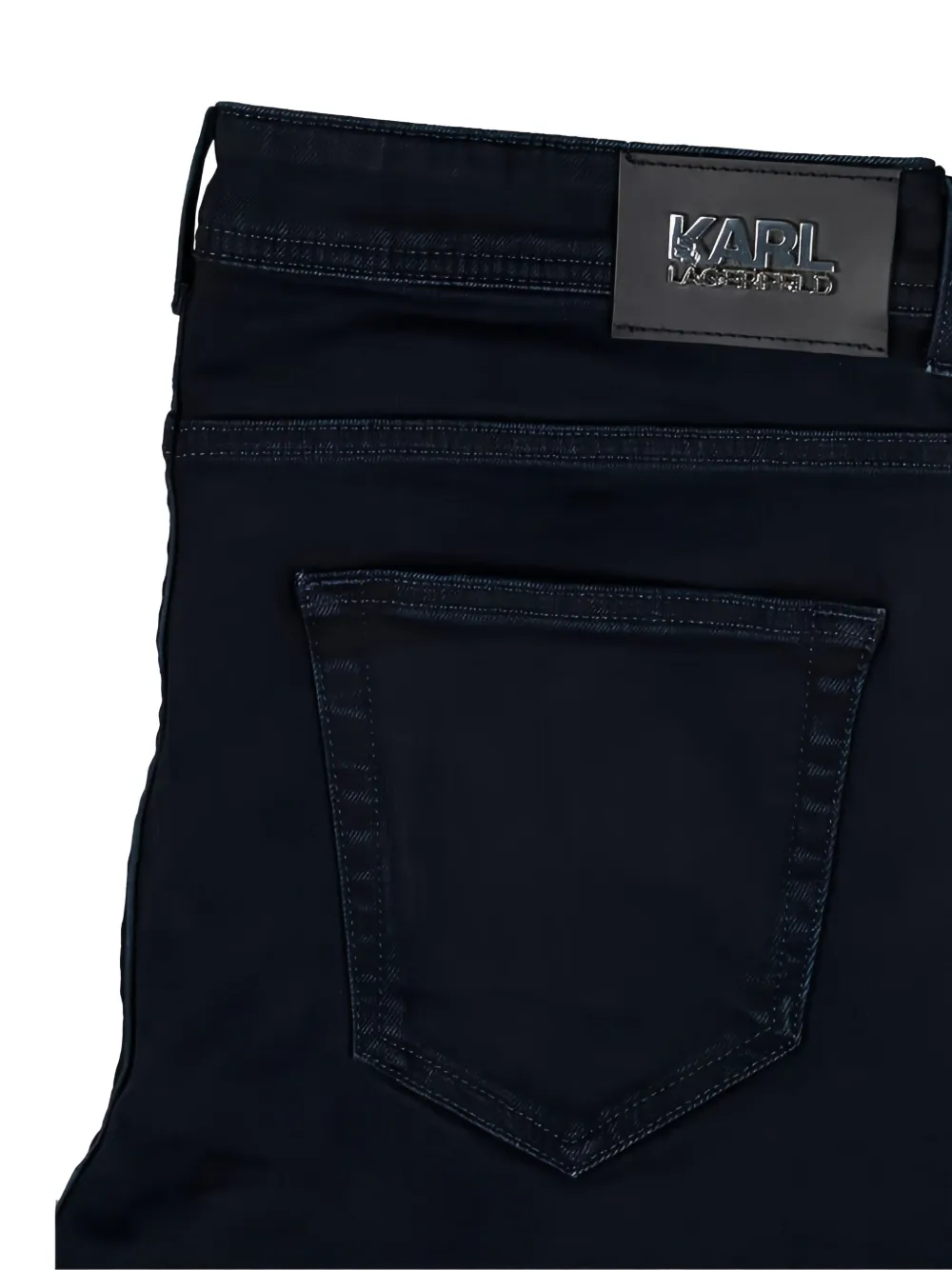 Karl Lagerfeld Jeans met vijf zakken Blauw