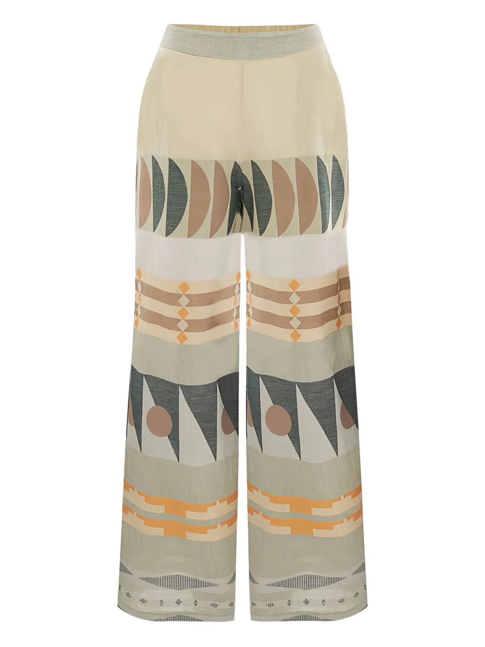 Pearl & Caviar Zakar Geometric Trousers In Multi