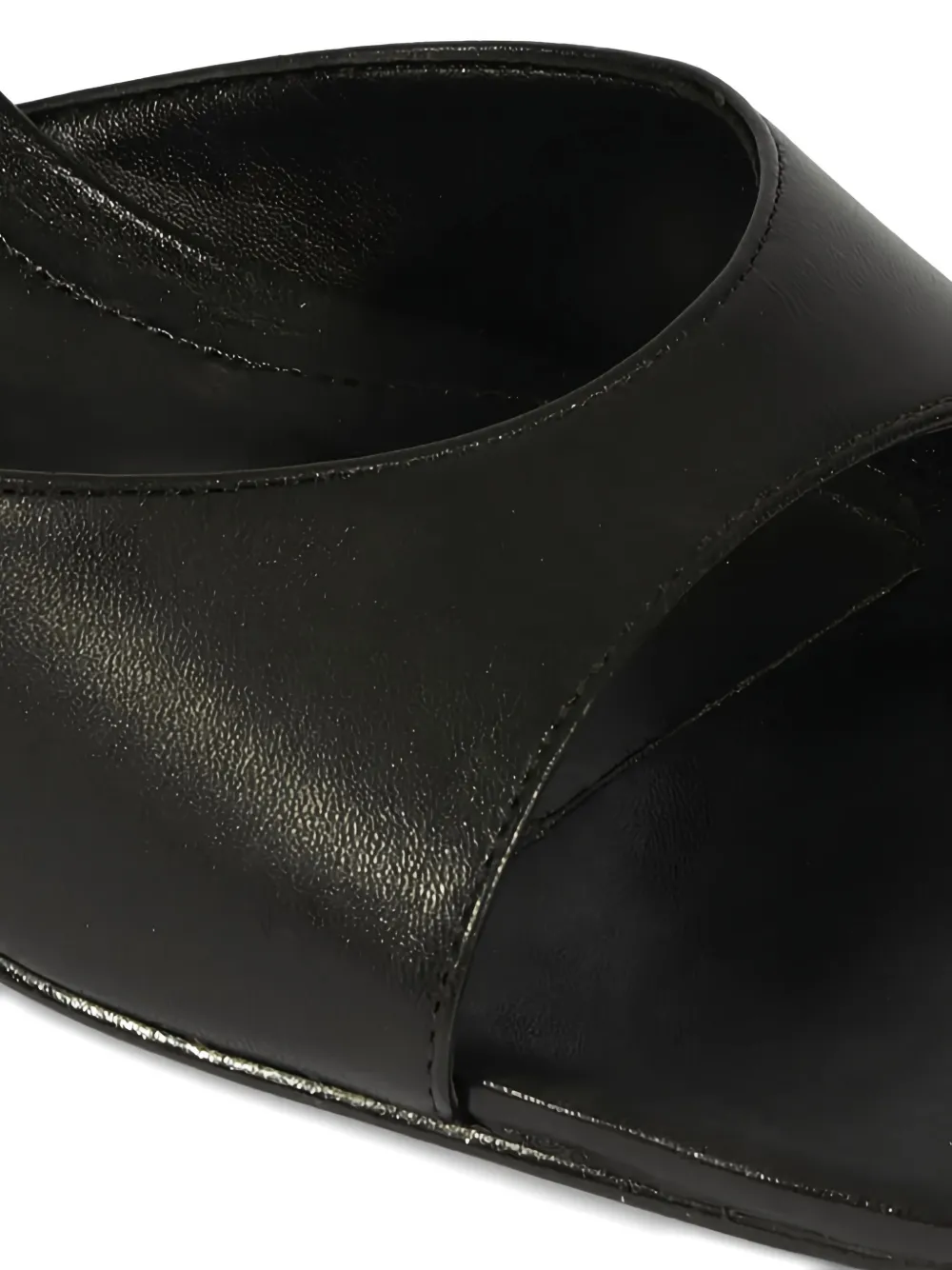 Schutz 70 mm Dethalia Pin sandalen met vierkante neus en hak Zwart