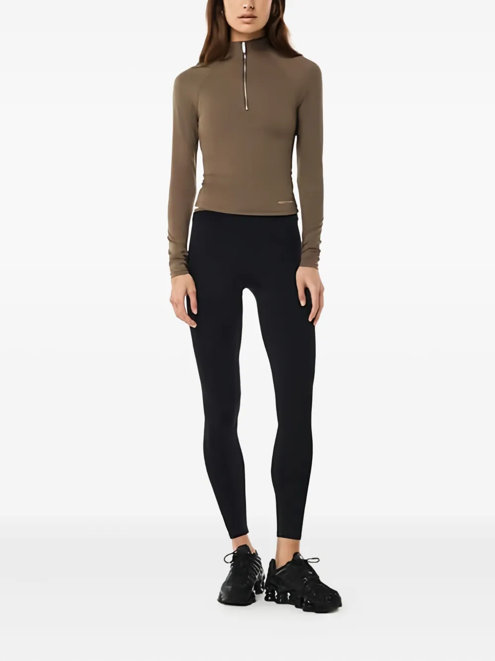 P.E Nation Routine quarter-zip long-sleeves performance top | Performance T-Shirts | Image 2