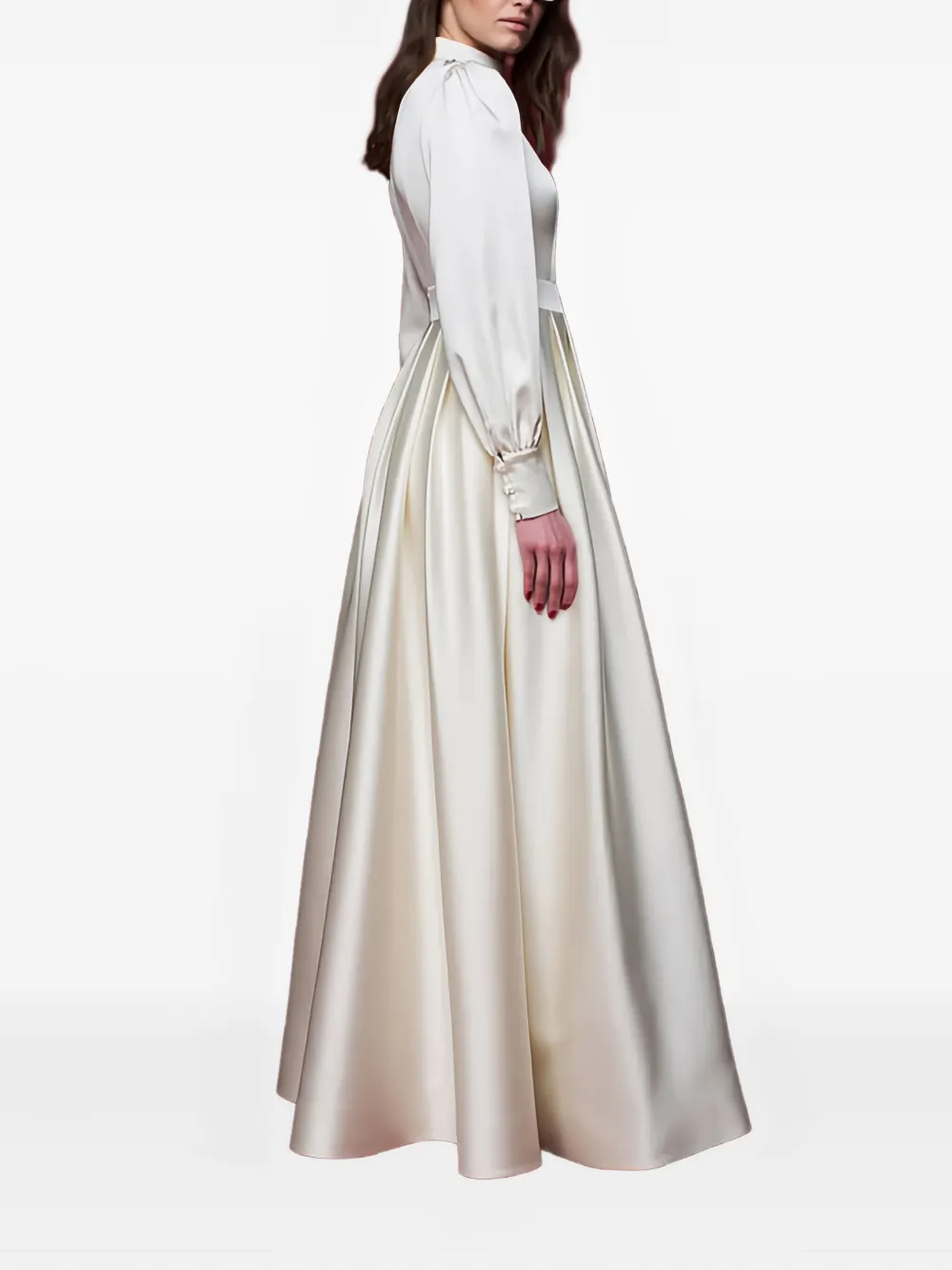 Copurs Selena Embellished Maxi Dress In Neutral