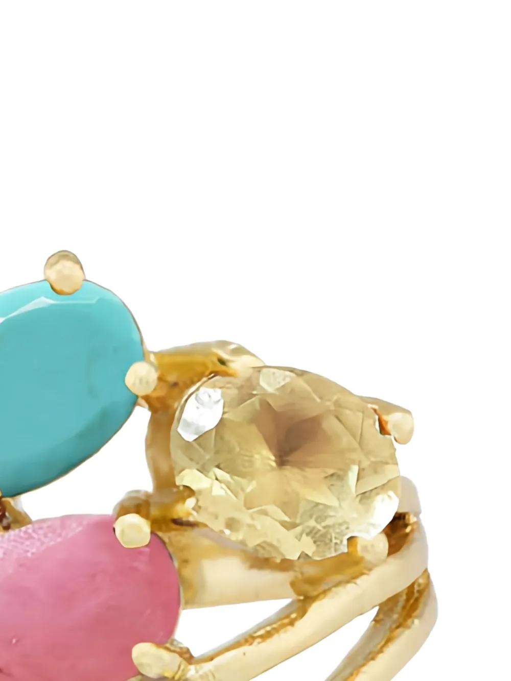 Atelier Mon Multistone Ring In Gold