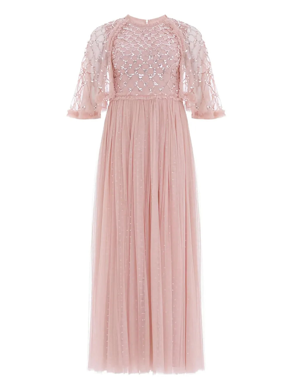 Needle & Thread Sequin-detail Maxi Dress In Pink