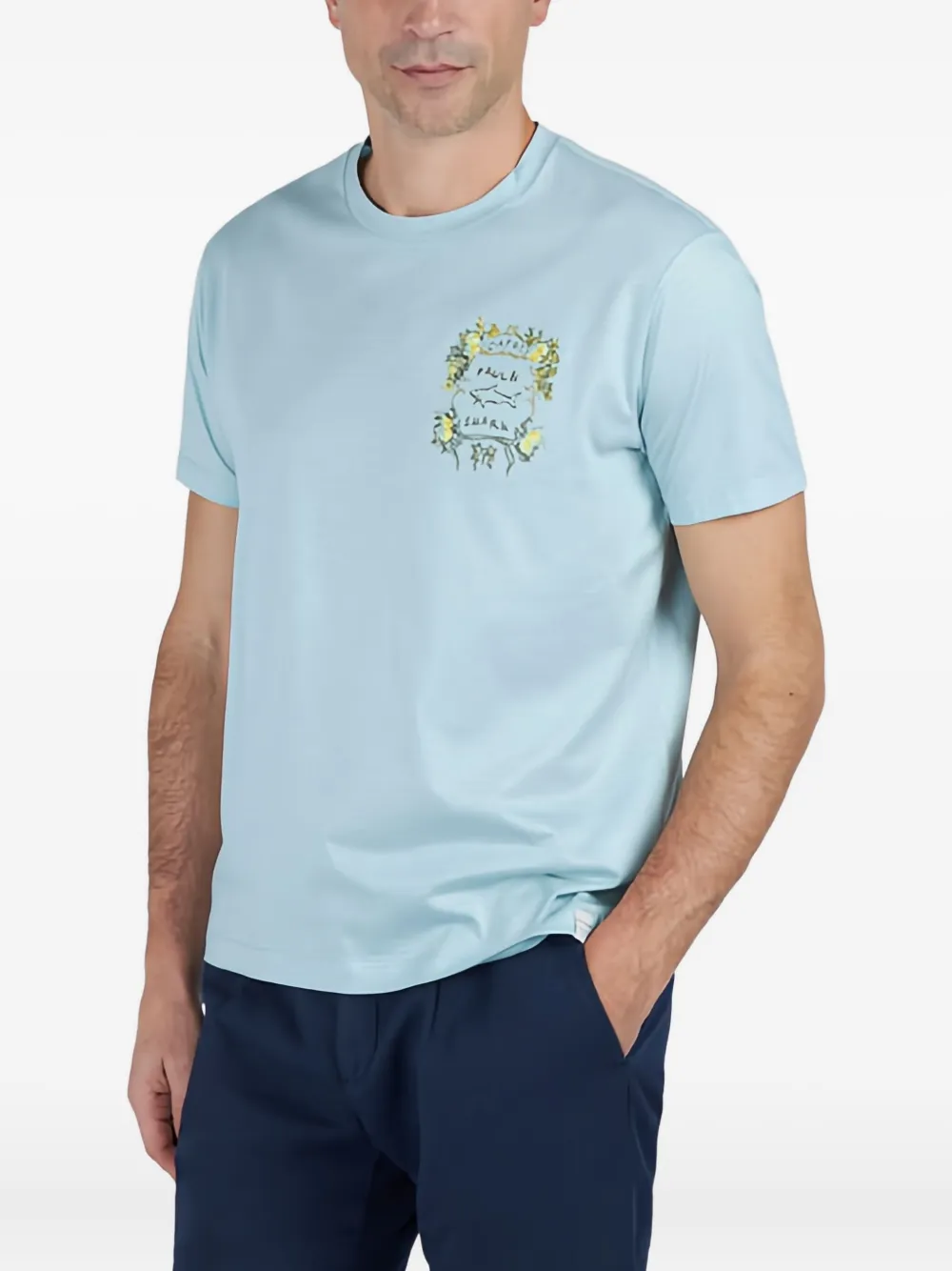 Paul & Shark T-shirt met korte mouwen en grafische print Blauw