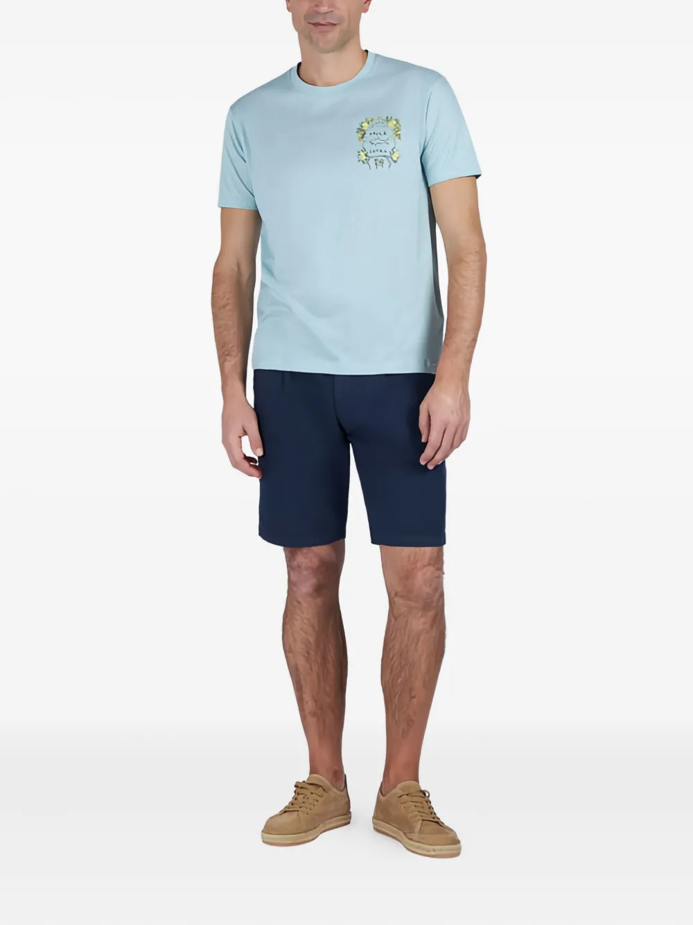 Paul & Shark T-shirt met korte mouwen en grafische print - Blauw
